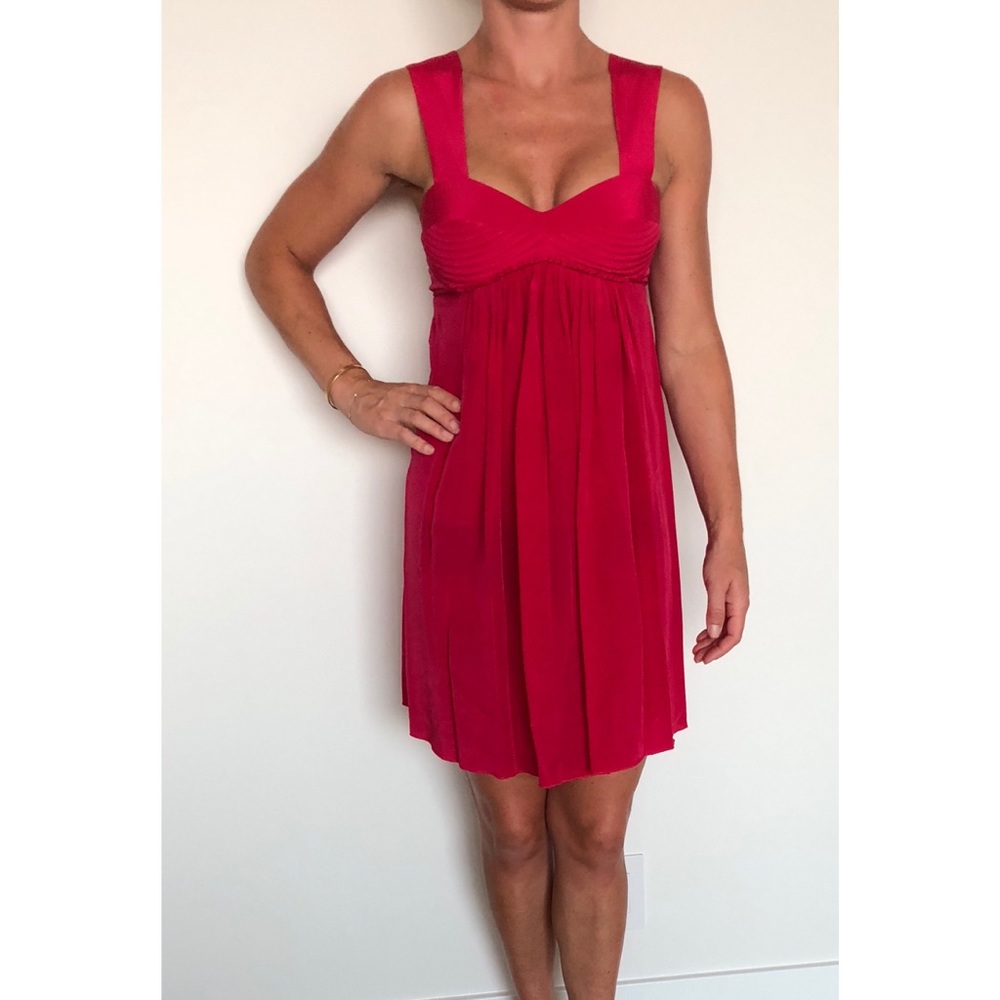 Berry colored Black Halo dress